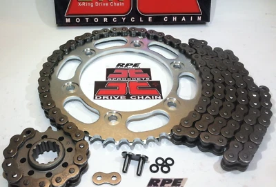 2000-06 Honda RC51 RVT1000R JT Z3 SILVER 520 X-RING OEM CHAIN AND SPROCKETS KIT - Изображение 1 из 4