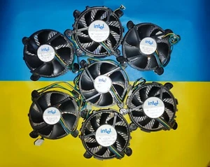 Set of 7 Intel CPU Fan 775 BOX Cooling Fans 3Copper/4Aluminum/ Total 6 lb 9 oz - Picture 1 of 3