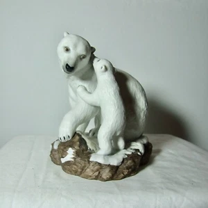 Lenox Nature Series GENTLE MAJESTY BEAR HUG 6" Eisbär Playful Cub 1990 - Bild 1 von 4