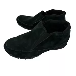 Zapatos negros Skechers para mujer 8,5 calce relajado ciclistas navajo zapatillas sin cordones gamuza - Imagen 1 de 7