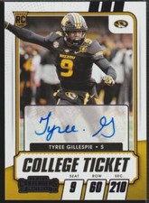 2021 Panini Contenders Draft Picks Tyree Gillespie College Ticket Autograph #246