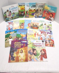 LOT OF 18 RELIGIOUS BOOKS FOR CHILDREN - Paperbacks Arch & More - Foto 1 di 11