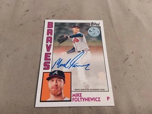 2019 Topps Series 1 Baseball No 84a MF Mike Foltynewicz Autograph - Picture 1 of 2
