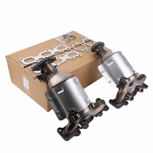 2pc Front Bank 1 & Bank 2 Catalytic Converter For Lincoln MKS MKT MKZ 3.7L 13-16 - Picture 1 of 16