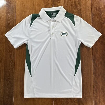 Mens NFL Team apparel Green Bay Packers polo white Small - Image 1 of 4