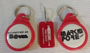 Menge 3 Bowling Schlüsselanhänger Richmond Indiana - Do Ri Me Lanes & Richmond 40 Schüssel - Bild 1 von 3