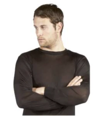 Steiner Silk Thermal Base Layer Mens Long Sleeve Vest     0790BS/M/L/XL - Image 1 of 4