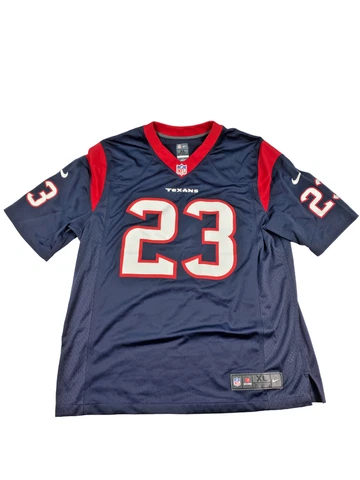Arian Foster Texans Jersey NFL Nike On Field Mens XL Size Navy Blue Football Cover