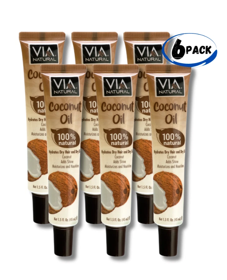 Aceite de coco VIA NATURAL 1,5 oz - 6 tubos (envío gratuito) Foto 1 de 1