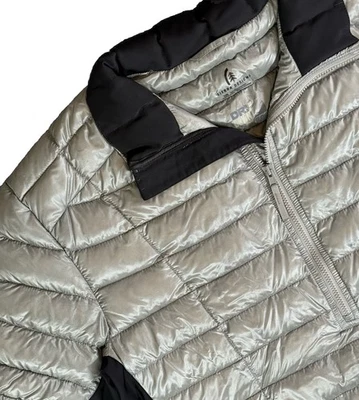 Sierra Designs Camisa Puffer Manga Corta Cremallera Pullover Chaleco 800 Plumón Relleno Para Hombre L Foto 1 de 4