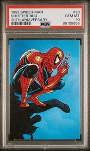1992 Spider-Man The McFarlane Era #20 Shutter-Bug PSA 10 ๐ - Picture 1 of 2