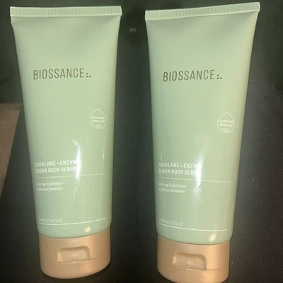 EXFOLIANTE CORPORAL BIOSSANCE SQUALANE + ENZIMA AZÚCAR (6,76 OZ/200 ML) SELLADO NUEVO Foto 1 de 4