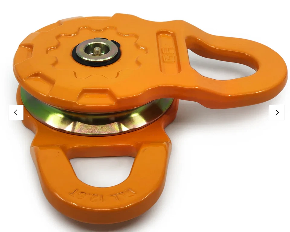 GearAmerica Mega Snatch Blocks 25T (25,000 LBS WLL) | Heavy Duty Winch Pulley - Image 1 of 4