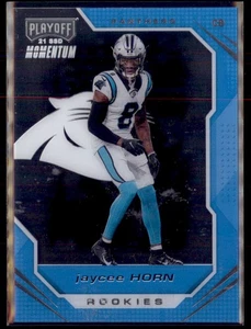 2021 Playoff Football Momentum Rookies  Jaycee Horn Panthers PMR-33 Rookie Card - Picture 1 of 2