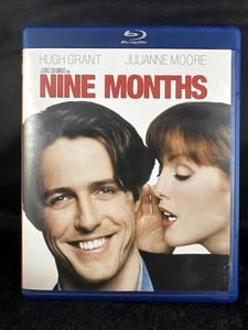 Nine Months Bluray Disc Anchor Bay Hugh Grant Julianne Moore OOP Tested - Imagen 1 de 3