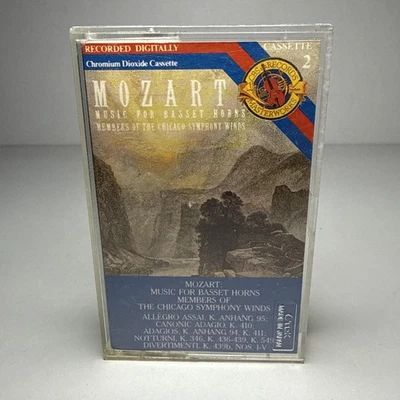 Mozart Music For Basset Horns Chicago Symphony Winds - Cassette Tape - Image 1 of 4