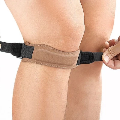 1Pc Knee Patellar Support Strape Adjustable Shock Absorption Compression Tool - Image 1 of 4