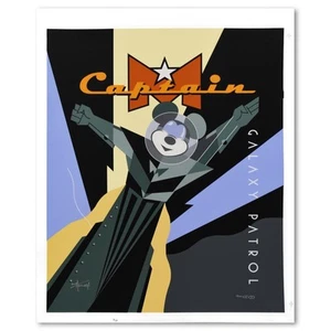 Mike Kungl Captain M Galaxy Patrol Limitierte Edition Leinen Disney Fine Art #' - Bild 1 von 2
