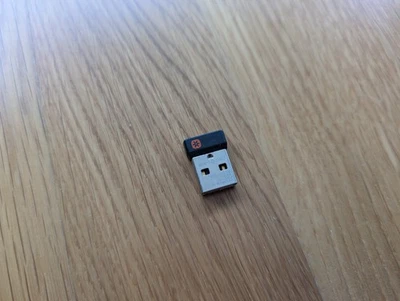 Logi Logitech Wireless Unifying USB receiver Adapter C-U0007 Keyboard Mouse - Image 1 of 3