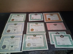 MIX LOT X 9 CABBAGE PATCH KIDS BIRTH CERTIFICATES C31 - Bild 1 von 16