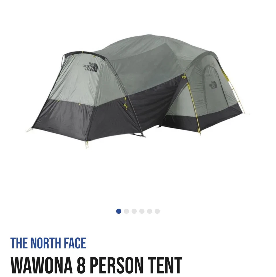 Tienda de campaña The North Face Wawona para 8 autos camping playa 8 personas 3 estaciones - verde agave Foto 1 de 4