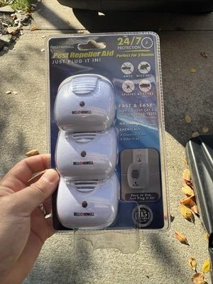 Kit completo de ayuda para repelente de plagas para el hogar 3 habitaciones protección de Bell & Howell. Foto 1 de 4
