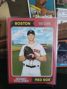 2023 Topps Heritage Bobby Dalbec Red Border #99 Boston Red Sox 🔥 - Picture 1 of 10