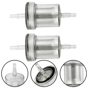 2pcs Diesel Filter Fuel Kit Plastic 77mm Long Air Heater Transparent For Camper - Picture 1 of 24