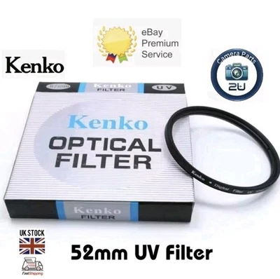 Kenko 52mm UV Digital Filter Lens Protector for Digital Camera UK Stock - Image 1 of 4