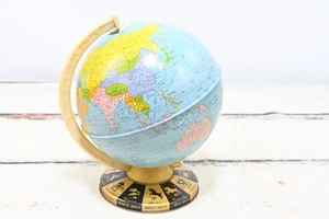 Vintage Original Ohio Kunst Metall Globus Weltkugel Astrologie Basis Astrologik USA - Bild 1 von 12