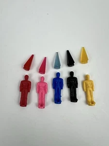 Juego de 5 figuras y cristal Mighty Morphin Power Rangers Thunder Megazord 1994 años 90 - Imagen 1 de 1