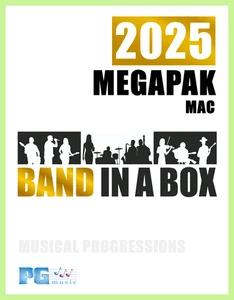 Band in a Box Megapak 2025 - MAC - Music Audio Software - Product License - NEW - Picture 1 of 3