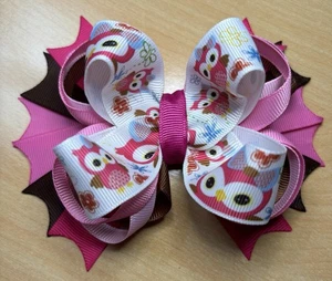 Owl Hair bow - Picture 1 of 4