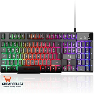 RGB Gaming-Tastatur Anti-Ghosting Kabelgebunden - Bild 1 von 4