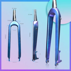 Toseek 26/27.5/29er MTB Mountain Bike Carbon Fork Tapered Bicycle Rigid Forks - Picture 1 of 10