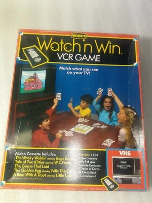 Remco Watch 'n Win VCR Juego SOLO EN CAJA Foto 1 de 4
