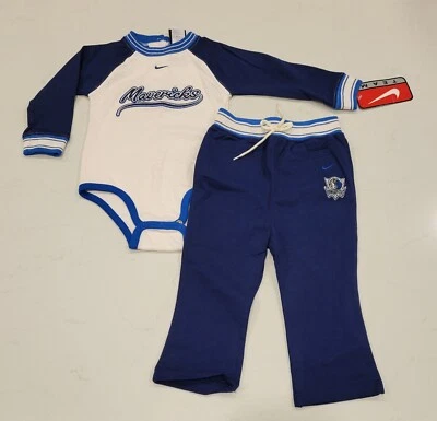 Nike Dallas Mavericks 2001 bordado NFL conjunto onsie bebé niño tallas nuevo con etiquetas Foto 1 de 4