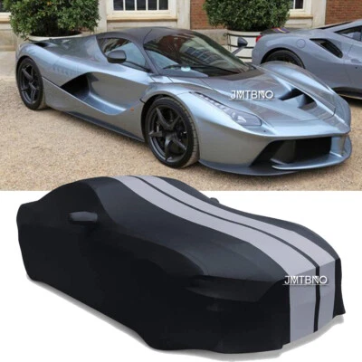 Capa de carro Stain Stretch interna linha cinza personalizada para Ferrari LaFerrari 2014-2017 - Imagem 1 de 4