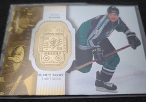 1998 Upper Deck SPX Finite Radiance Gold #126/4750 Teemu Selanne Might Ducks