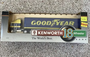 Liberty Classics #30031 Goodyear Kenworth Semi K100E Die Cast Metal Bank. A1 - Picture 1 of 7