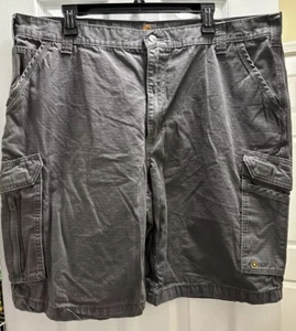 Pantalones Cortos Carhartt Calce Relajado Para Hombres 42 Pantalones Cortos Force Cargo Gris Resistente - Imagen 1 de 11