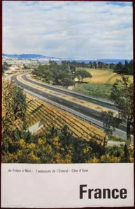 Póster Original Francia Río Costa Azul Carretera Esterel - Imagen 1 de 1