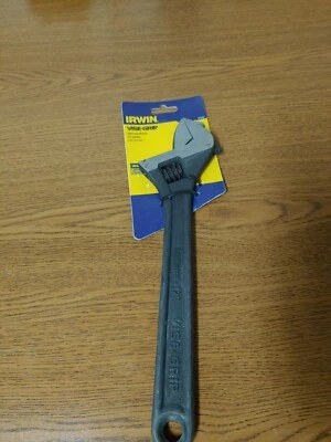 Irwin 1913188 Tornillo-Grip 12 pulgadas Óxido Negro Llave Ajustable Garantía de por Vida Foto 1 de 4