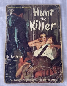 1951 Hunt The Killer Paperback Book Day Keene Pulp Phantom Suspense Hanro Corp - Picture 1 of 12