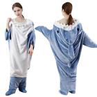 Couverture de requin confortable flanelle sweat à capuche requin combinaison flanelle pyjama
