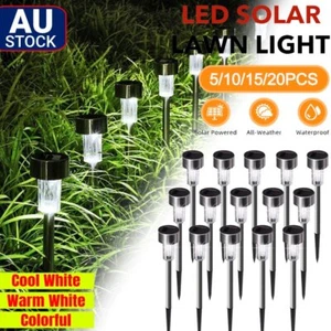 Waterproof Solar LED Lights Garden Lawn Outdoor Ground LED Light Path Lamp - Picture 1 of 23