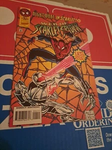 WEB OF SCARLET SPIDER #4D  MARVEL COMICS 1996 NM 9.8 KAROUNOS,EMBERLIN VARIANT - Picture 1 of 6