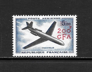 REUNION SCOTT C46 MH VF - 1957 200fr on 500fr AIRMAIL ISSUE - Picture 1 of 2