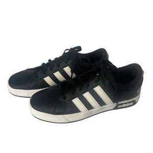 Adidas Black Sneakers Neo Label 3-Stripes US Size 7 Male New - Picture 1 of 12