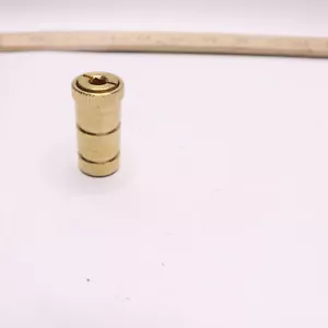 Screw-Type Safety Cover Anchor Threaded Brass - Picture 1 of 4